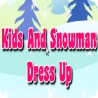  Kids And Snowman Dress Up spill