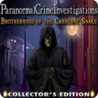  Paranormal Crime Investigations: Brotherhood of the Crescent Snake Collector's Edition spill